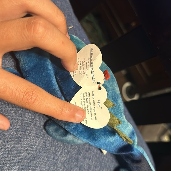 Rare iggy beanie baby 1997